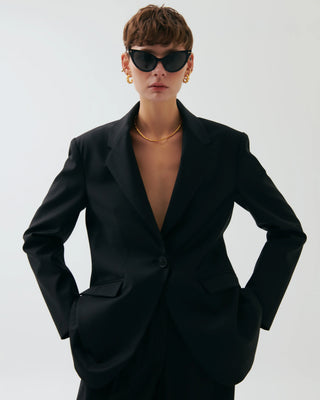 Maxim Oversized Blazer – Black