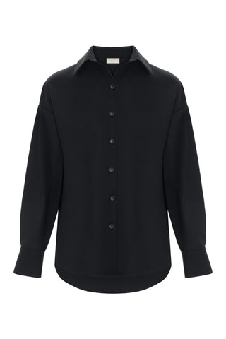 Broadway Relaxed Shirt – Black
