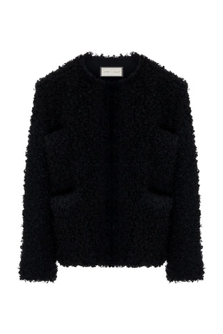 Frove Reversible Short Coat – Black