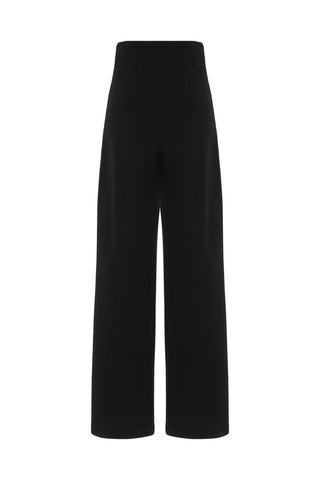 Studio V Wide-Leg Trousers – Black