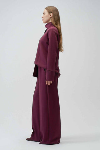 Olina Modal Co-Ord Set – Bordeaux