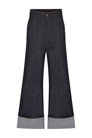 Lovewaave High-Waist Denim Pants