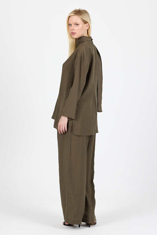 Mocha Flow Set with Detachable Cape - Khaki