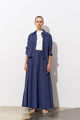 Lipa Linen Navy Set