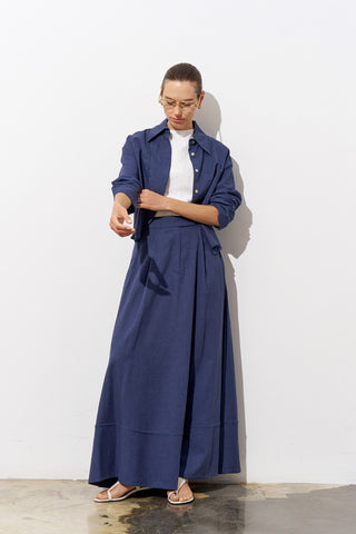 Lipa Linen Navy Set