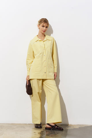 Gilly Poplin Yellow Shirt