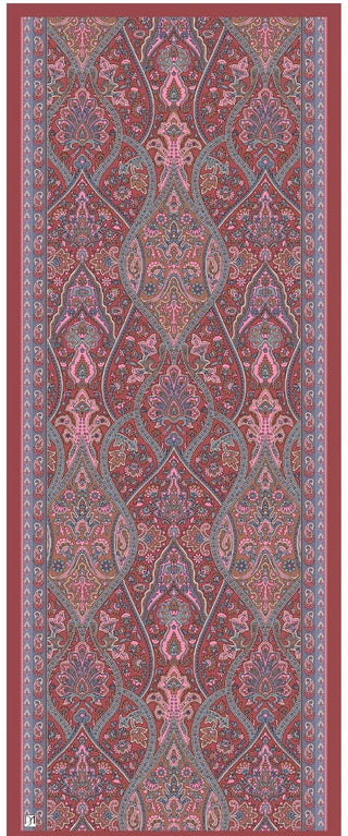 Flowers Rose Toned Rectangular Scarf
