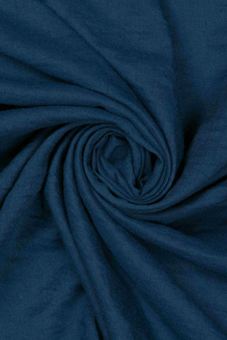 Velda Rectangular Royal Blue Cotton Scarf