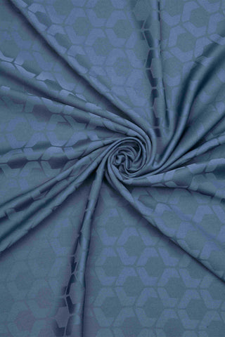 Mountain Jacquard Indigo Scarf