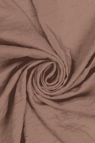 Velda Rectangular Coffee Cotton Scarf