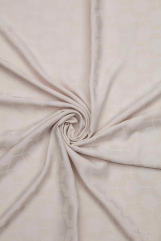 Mountain Jacquard Beige Scarf