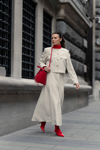 Kerrie Jacket in Beige