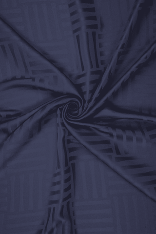 Aura Rectangular Navy Blue Scarf