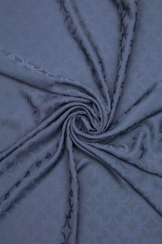 Chain Rectangular Deep Blue Scarf