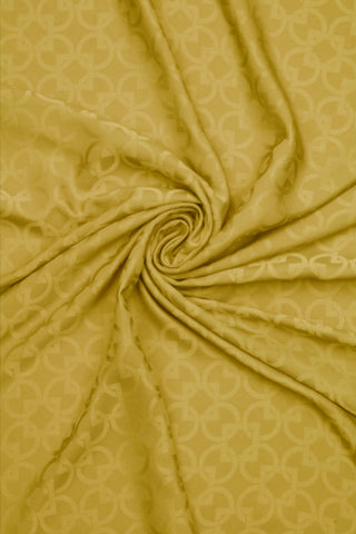 Chain Rectangular Oil Green Scarf