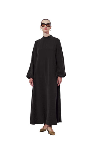Elegance Modal Black Dress