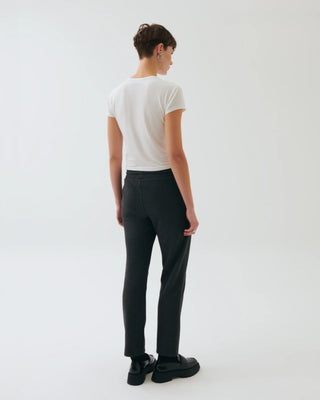 May Straight-Cut Pants – Dark Grey