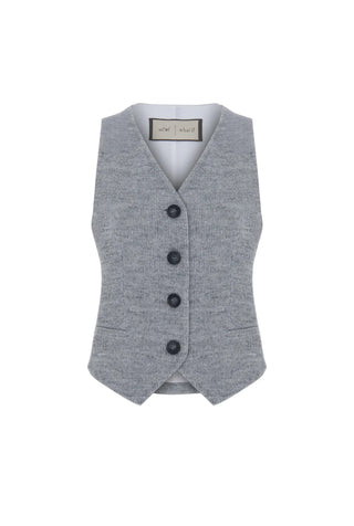 Galata Knit Vest – Grey