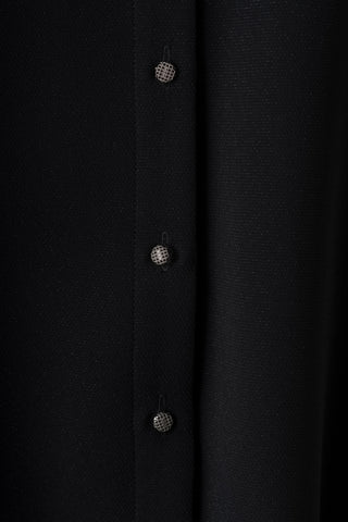 Claire Shimmer Shirt – Black