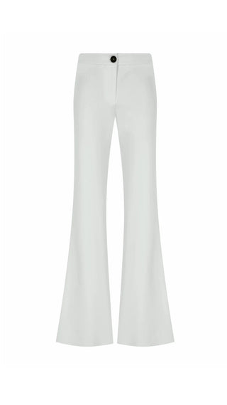 Maëlle Flared Trousers – White