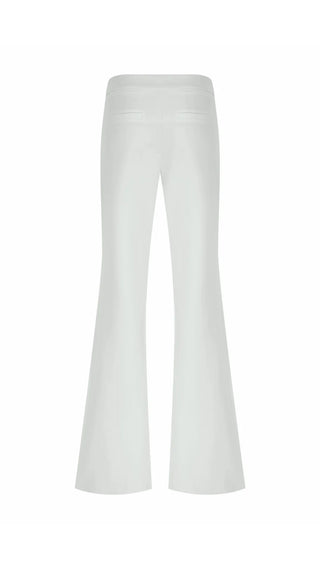 Maëlle Flared Trousers – White