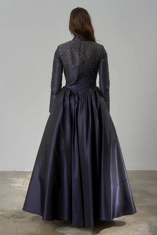Embellished Princess Ball Gown – Navy