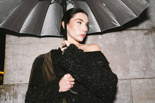 Frove Reversible Short Coat – Black