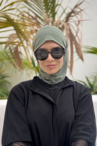 Swimming Olive Green Hijab