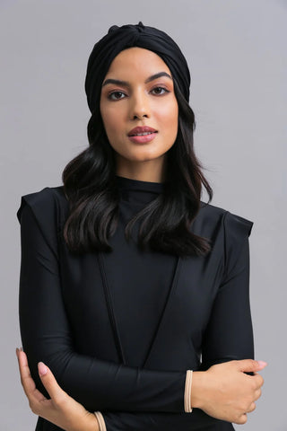 Swimming Turban - Black