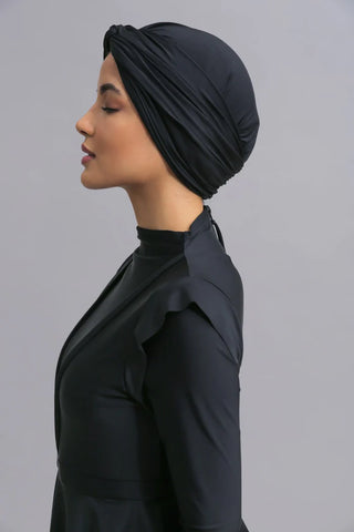 Swimming Turban - Black