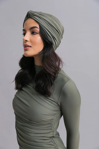 Swimming Turban - Olive