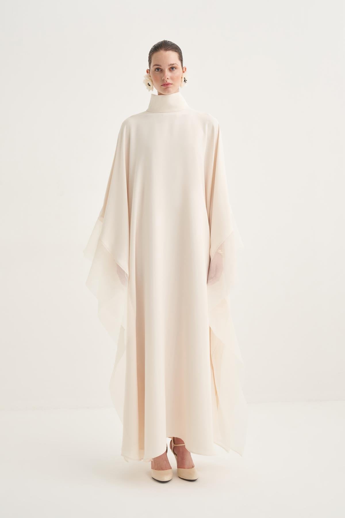 Essa Kaftan Dress – Cream