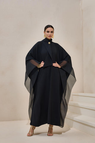 Essa Kaftan Dress – Black