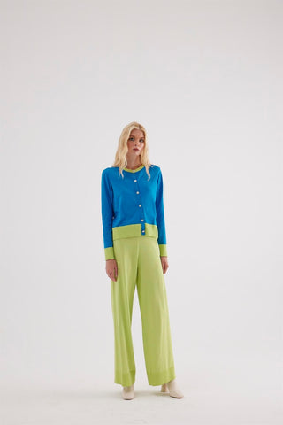 Faro Knit Trousers – Neon Green