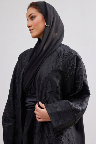 Galia Black Abaya