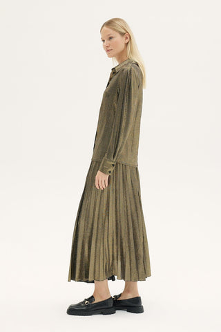 Juana Metallic Shirt – Gold