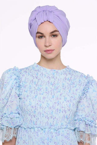 Lilac Handle-Style Design Bonnet