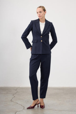 Negro Blazer Suit Set – Navy
