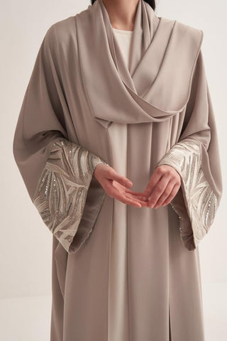 Noha Abaya - Beige