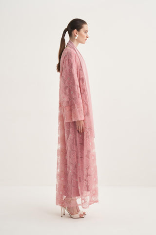 Pearl Dream Pink Abaya Set