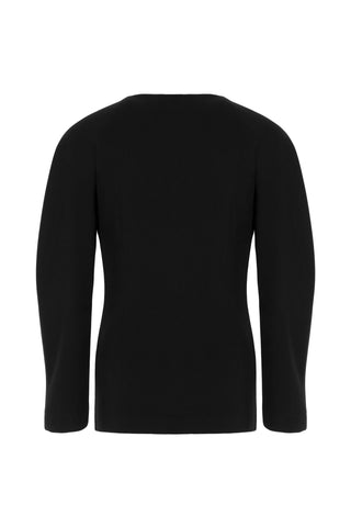 Studio Unlined Minimalist Blazer – Black