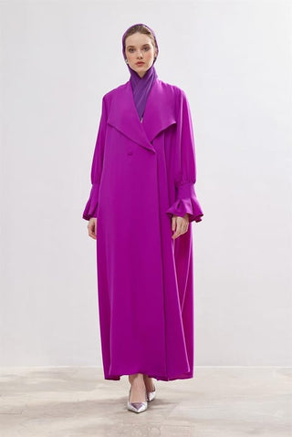 Rose Abaya - Purple