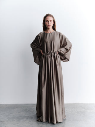 Co-Ord Set Blouse with Pants - Khaki