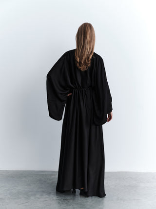 Co-Ord Set Blouse with Pants - Black