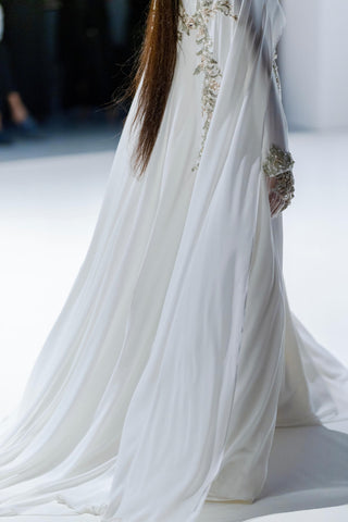 Model 09 The Power of Pain Gown – White